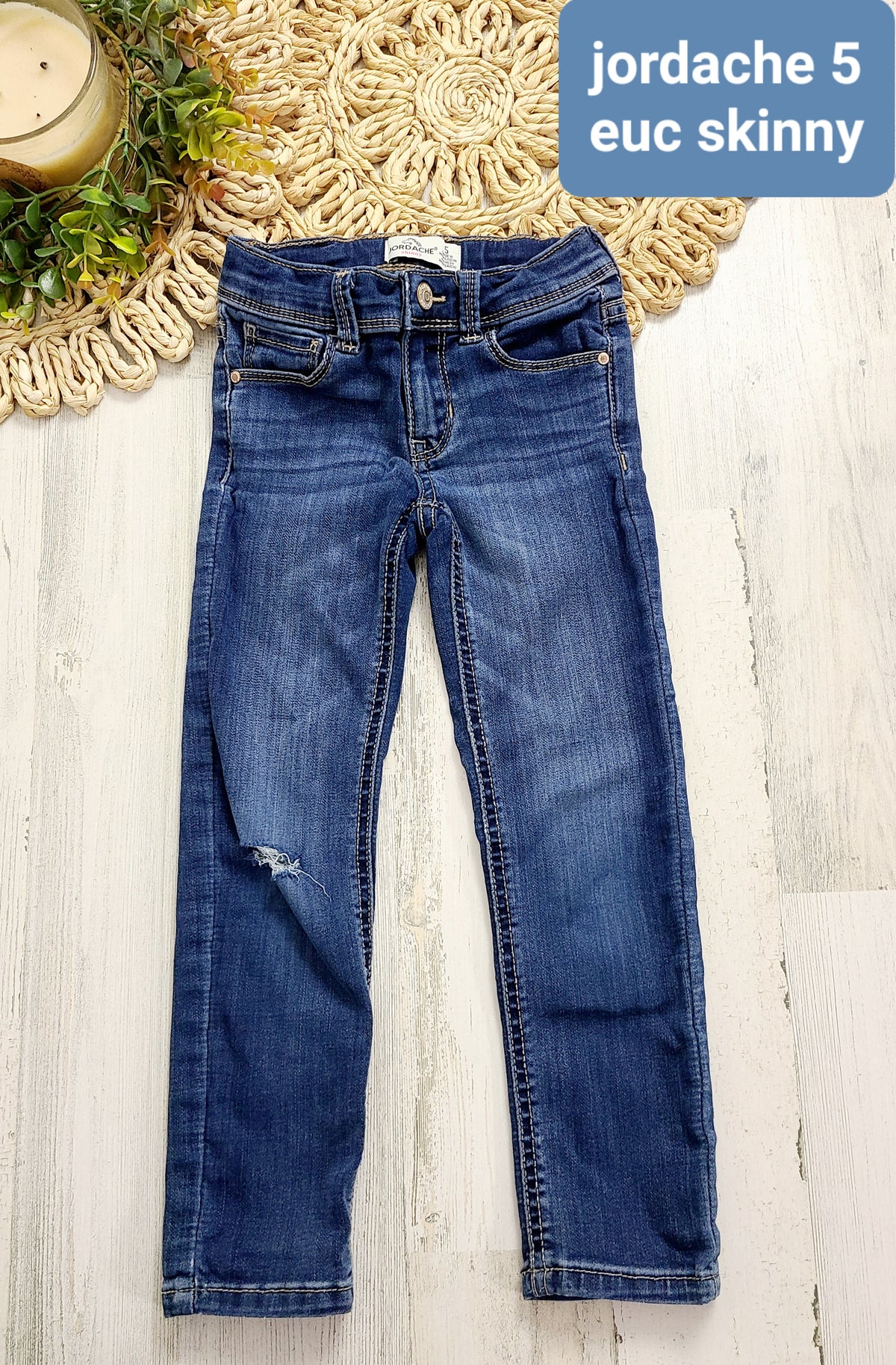 dark wash jean skinny jordache