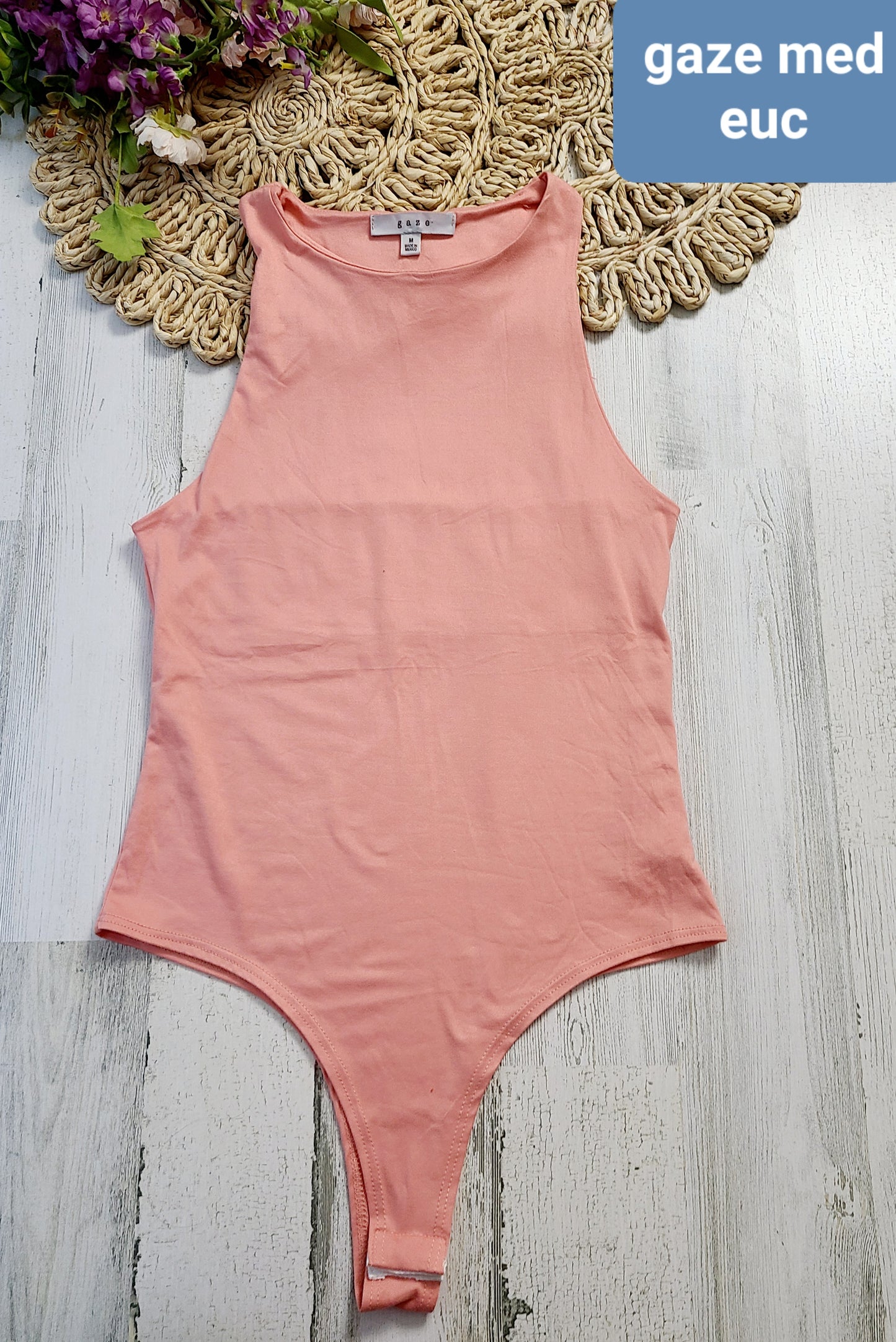 gaze bodysuit  peach