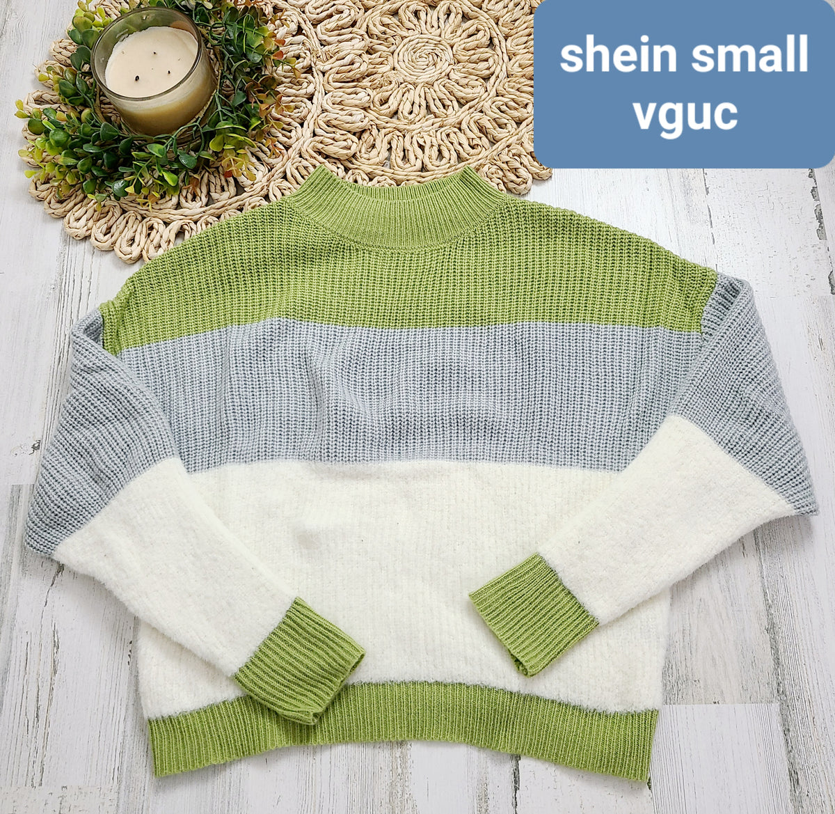 green gray white shein