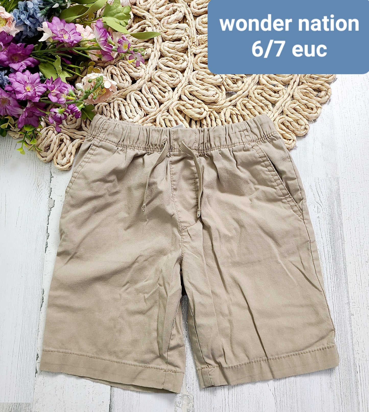 wonder nation khaki shorts boys