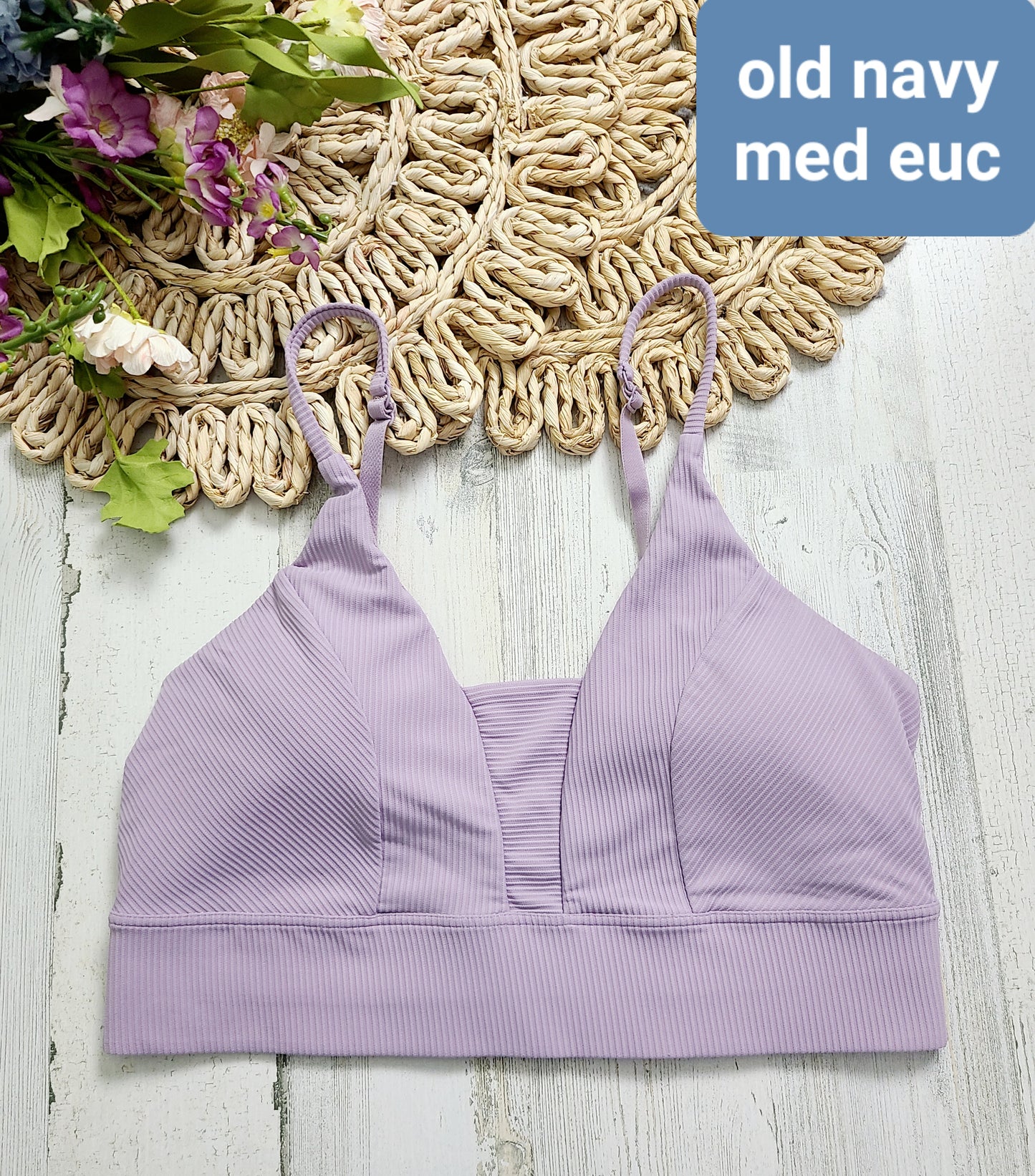 old navy active bra lavender