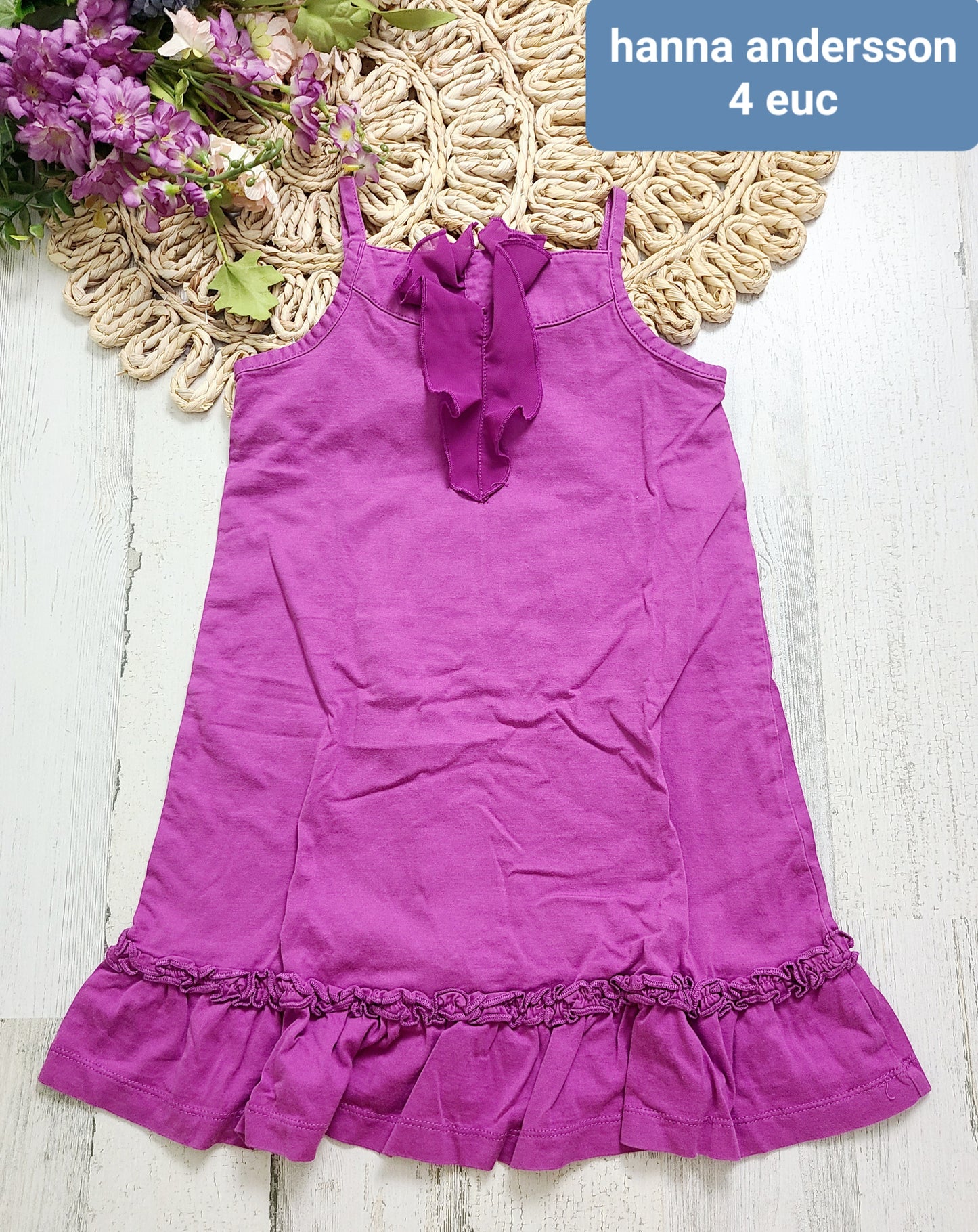 hanna andersson purple dress
