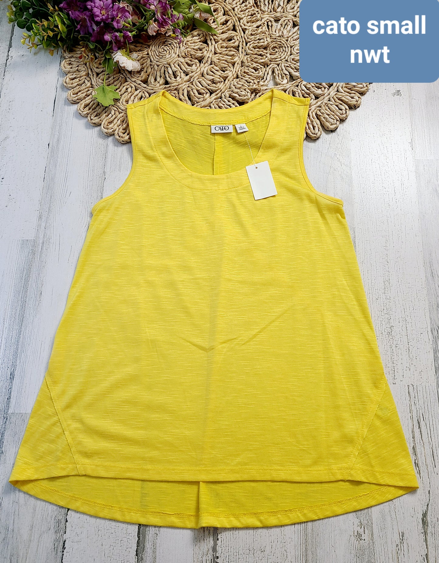 new cato yellow tank
