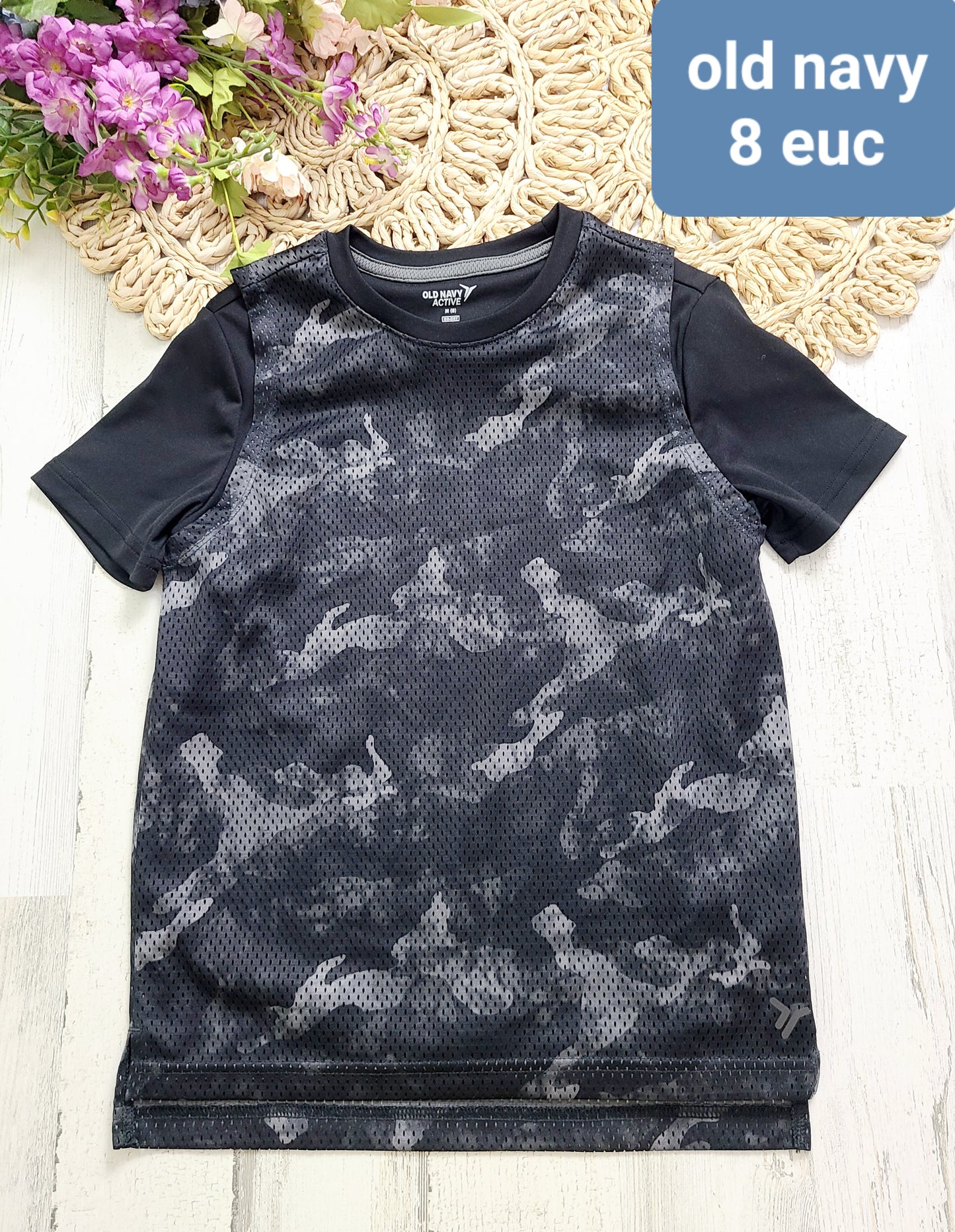 camo 8y short sleeve