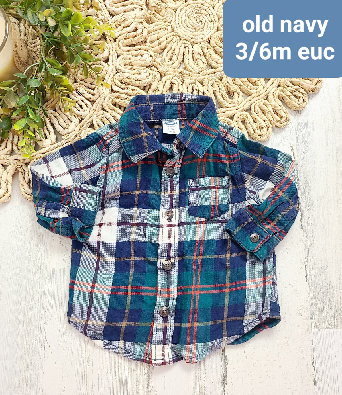 teal button down old navy