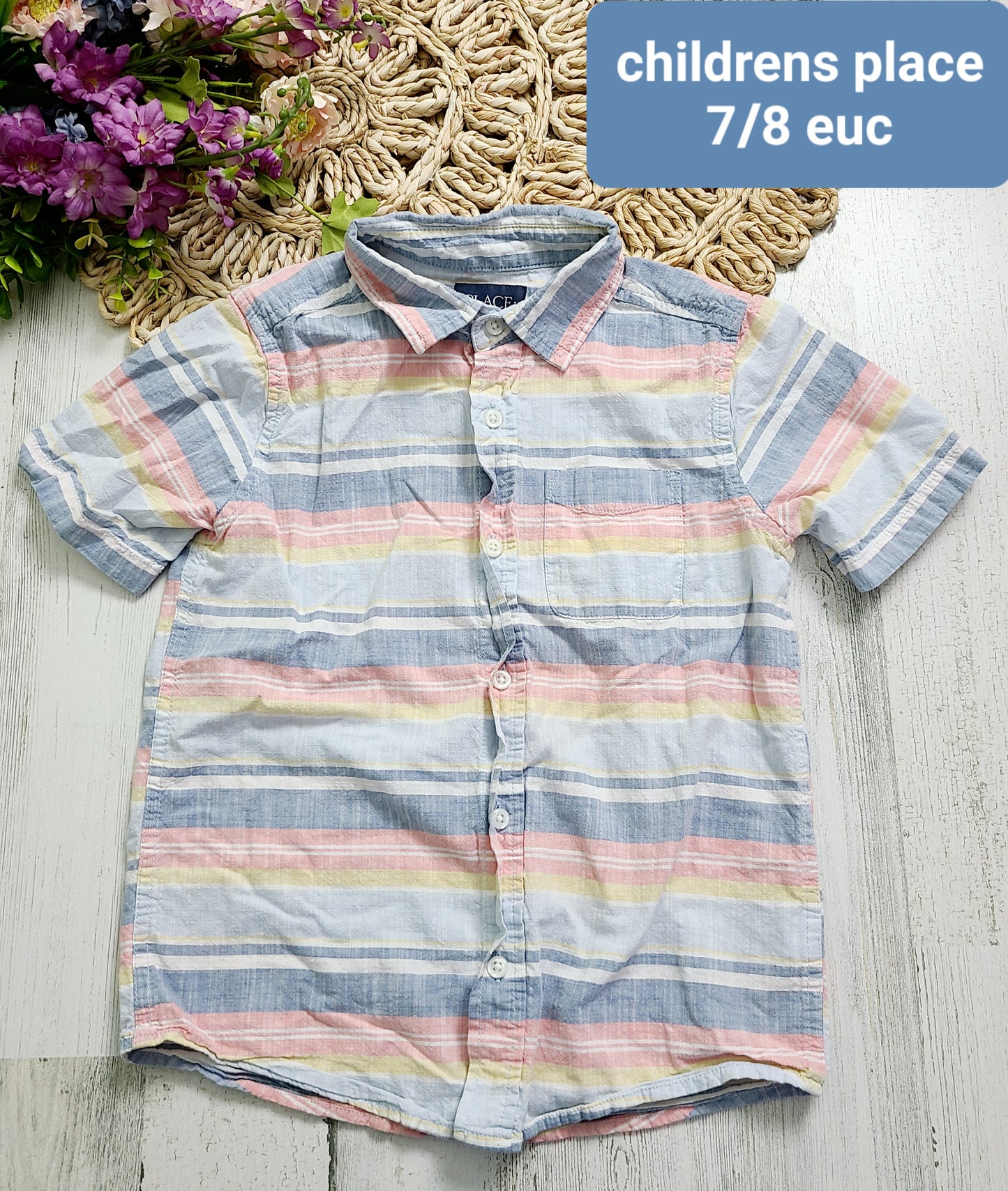 cp striped button down collar
