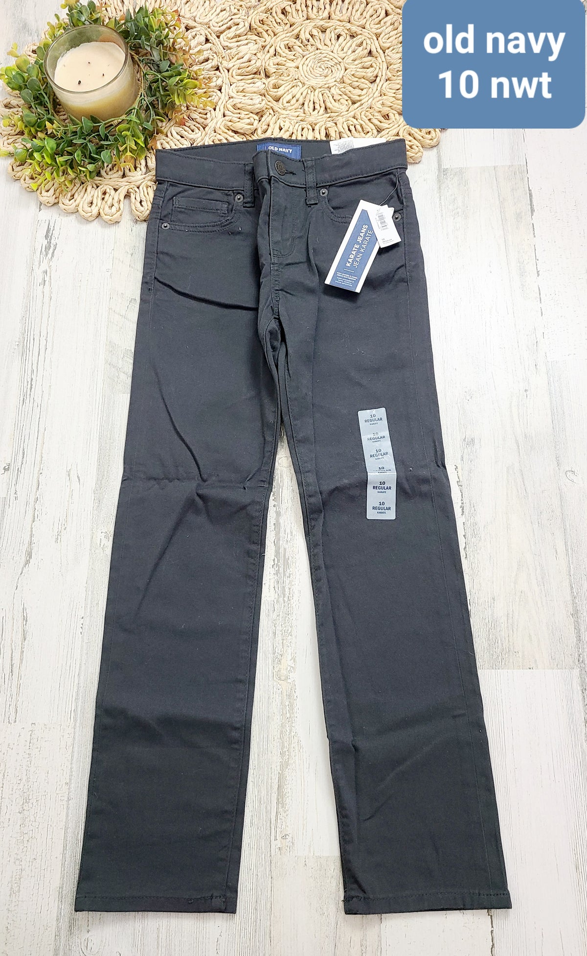 gray new old navy pants 10y