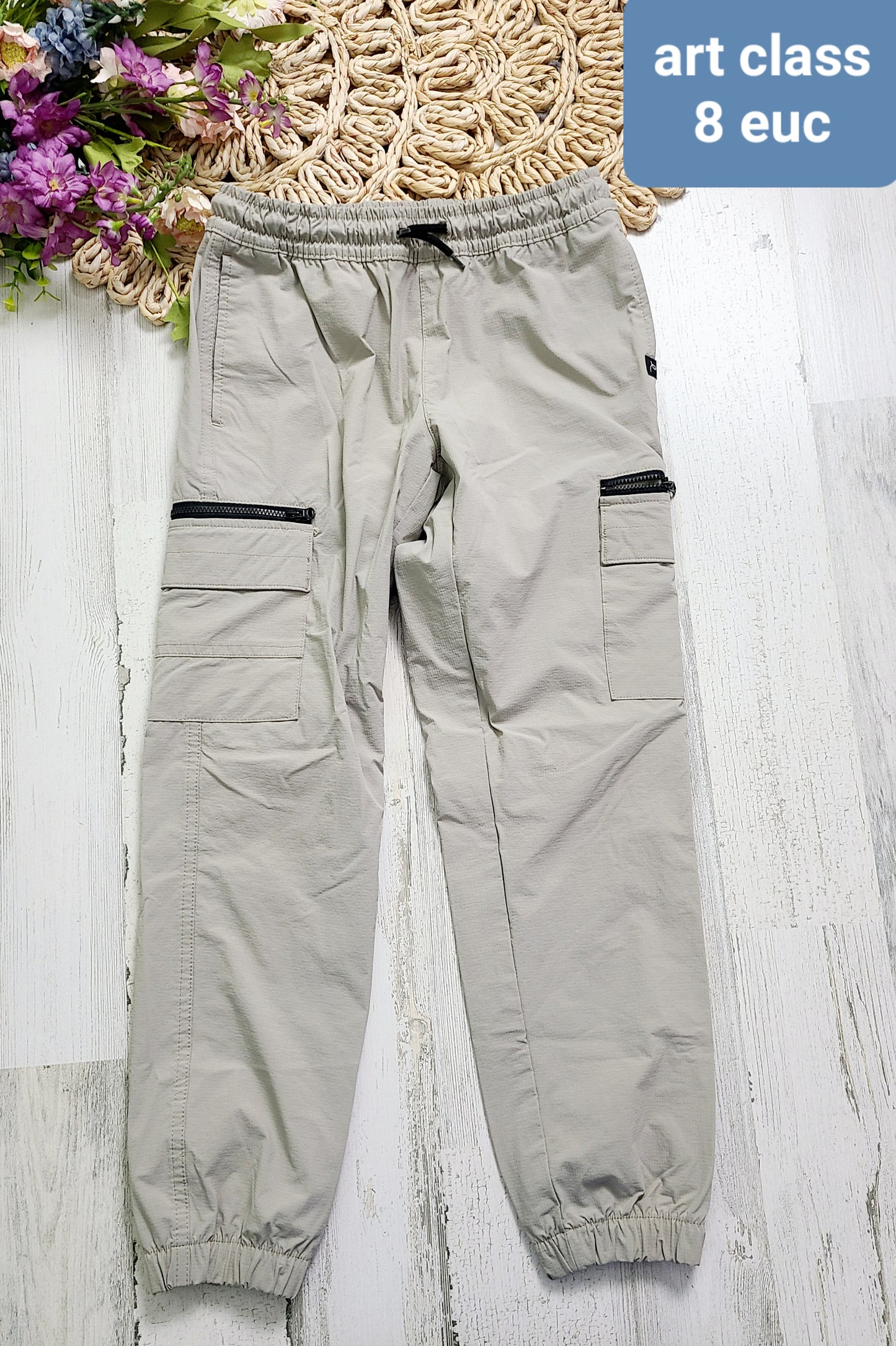 art class khaki joggers 8y