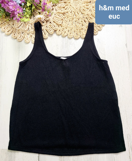knit black h&m tank