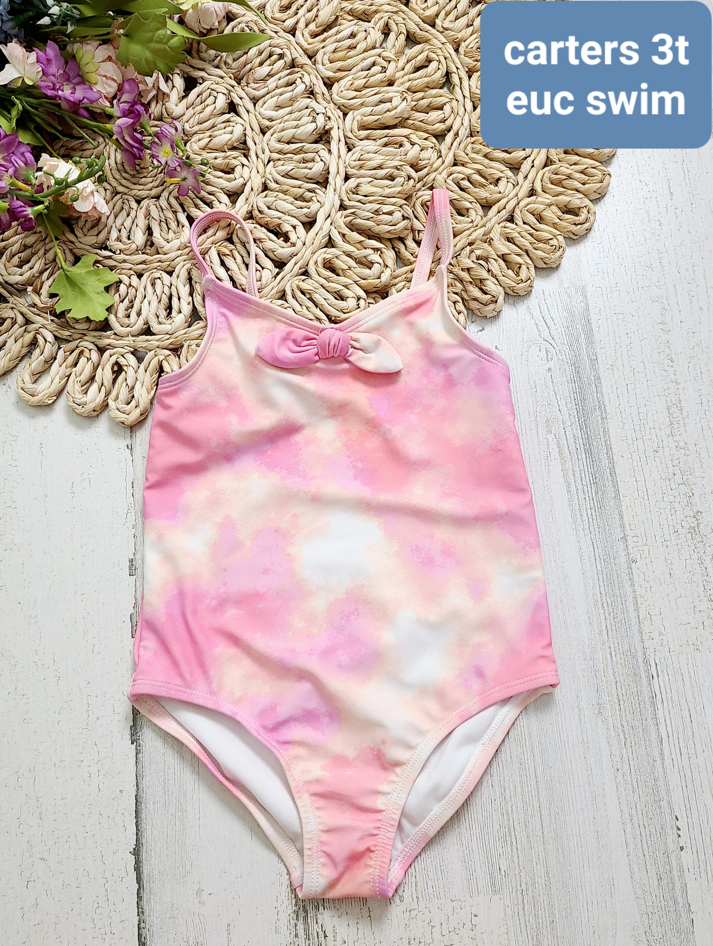girls carters tie dye swim