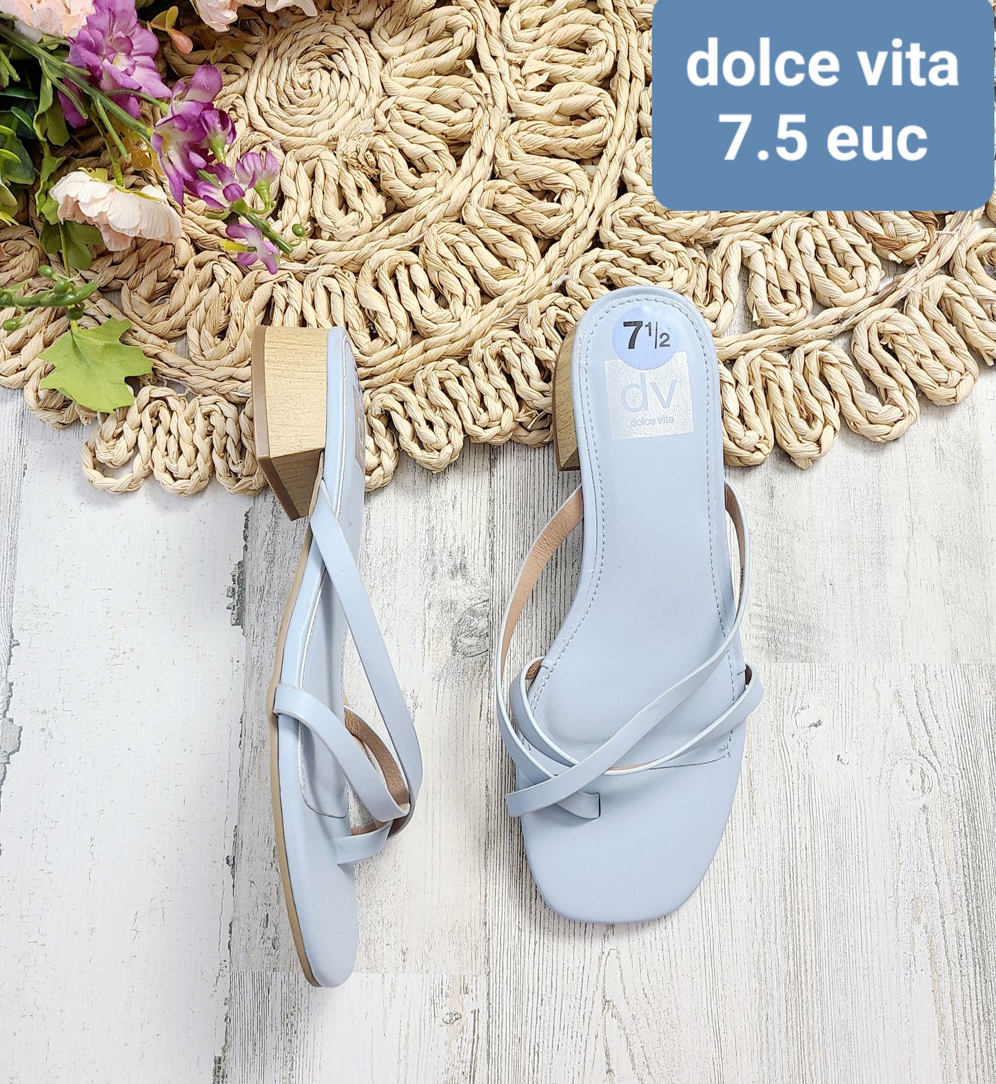 dolce vita baby blue heels
