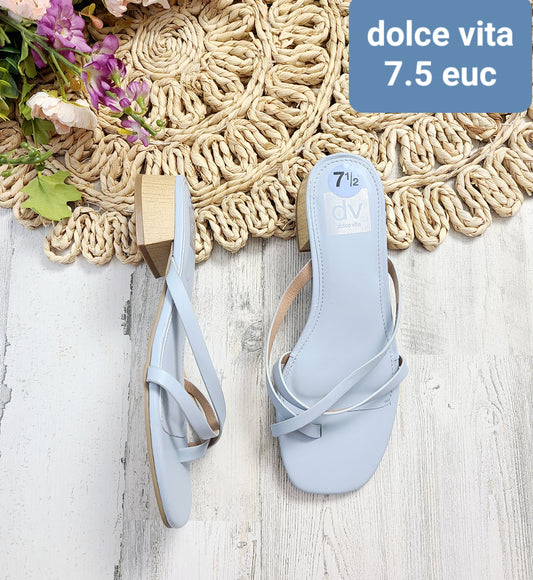 dolce vita baby blue heels
