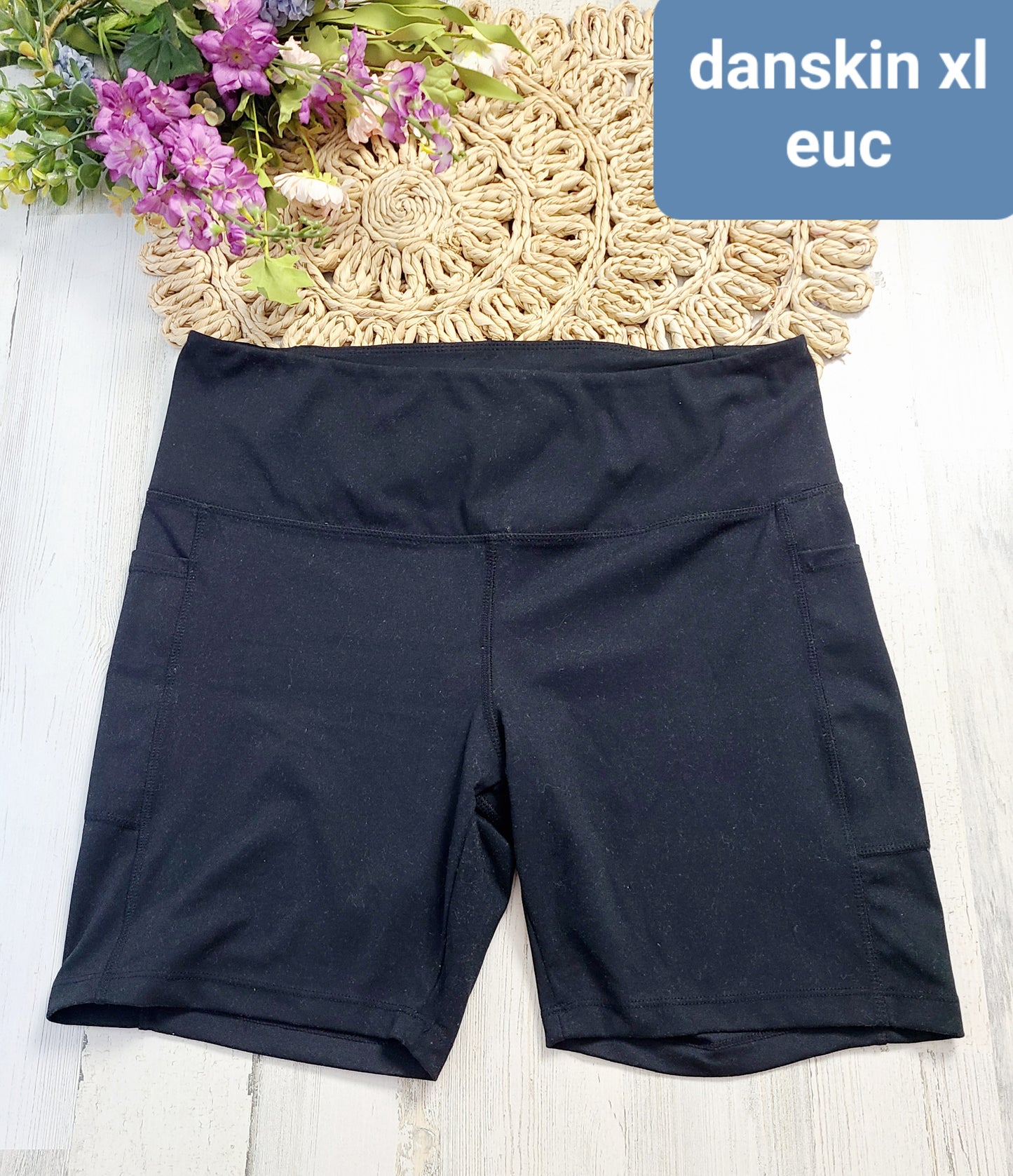 danskin spandex shorts xl