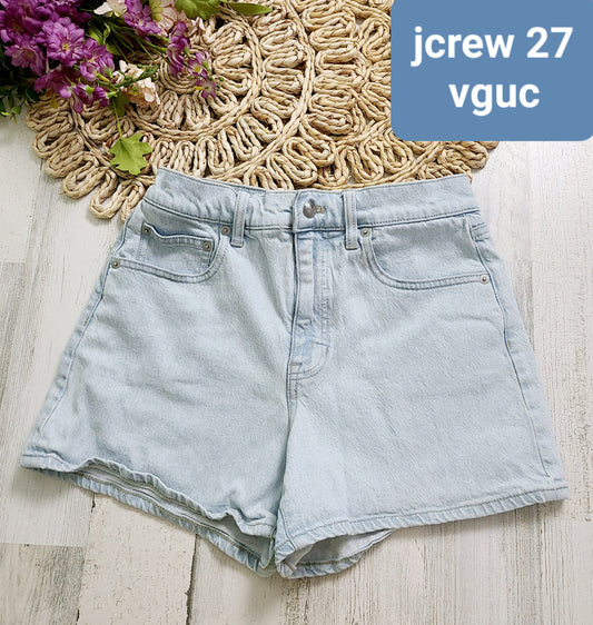 jcrew jean shorts sz 27