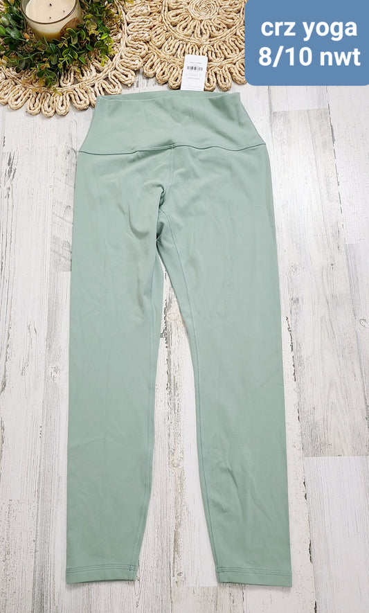 new crz yoga green leggings