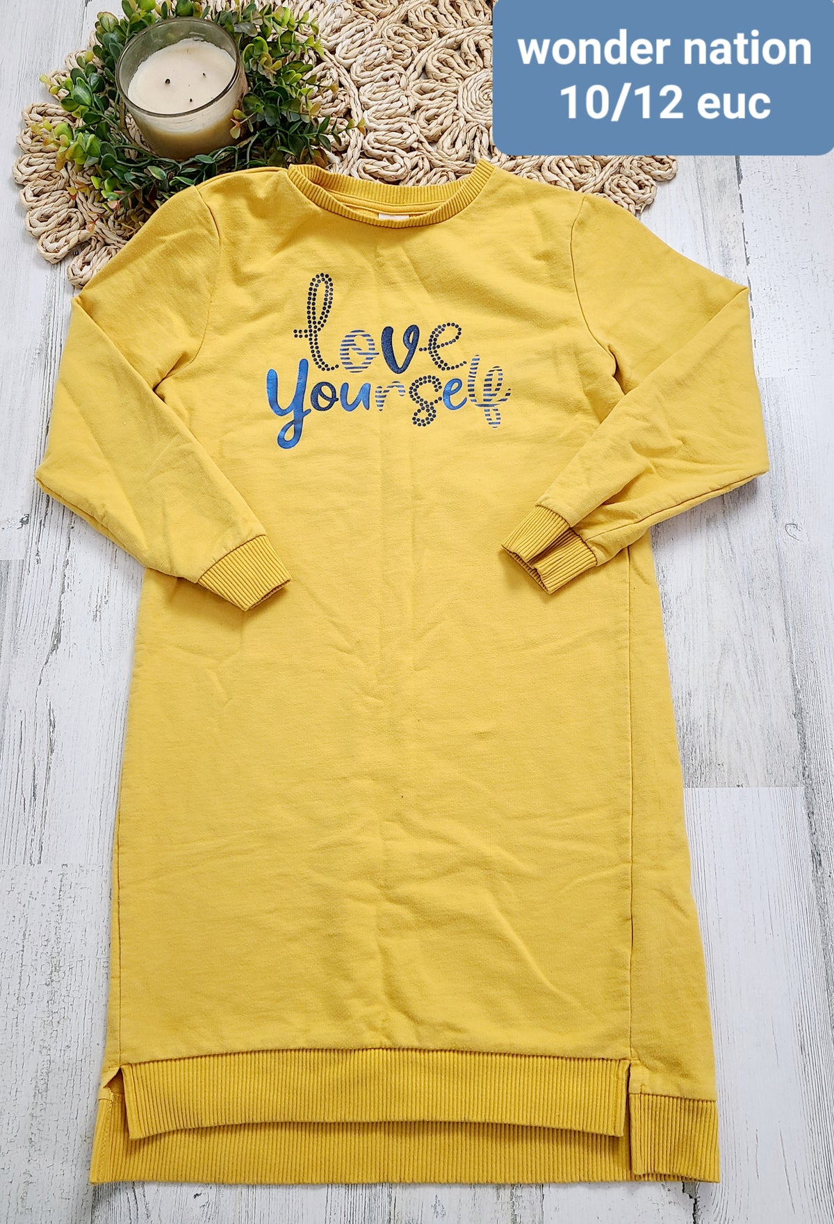 love yourself mustard yellow dress wonder nation