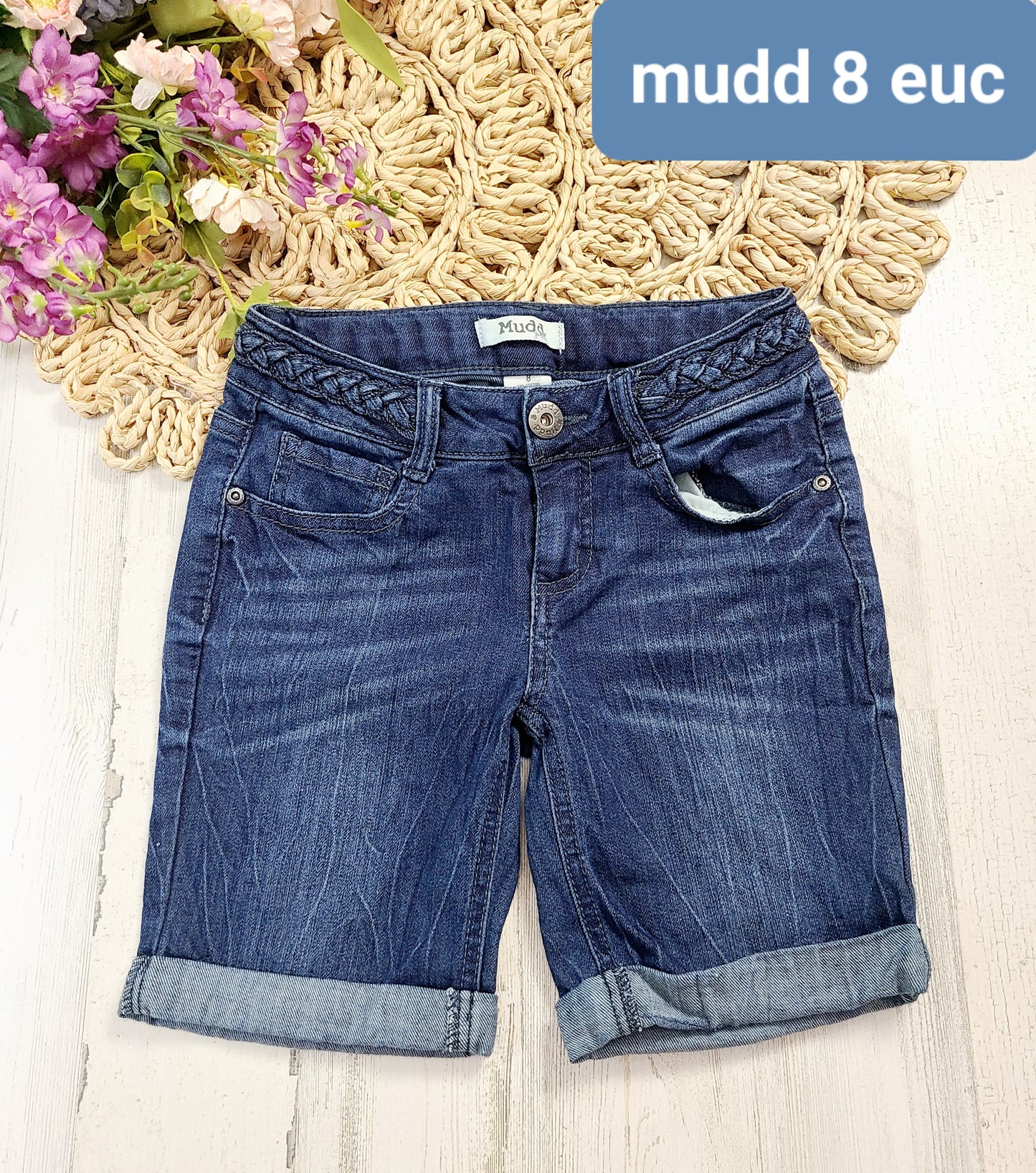 mudd jean shorts 8y