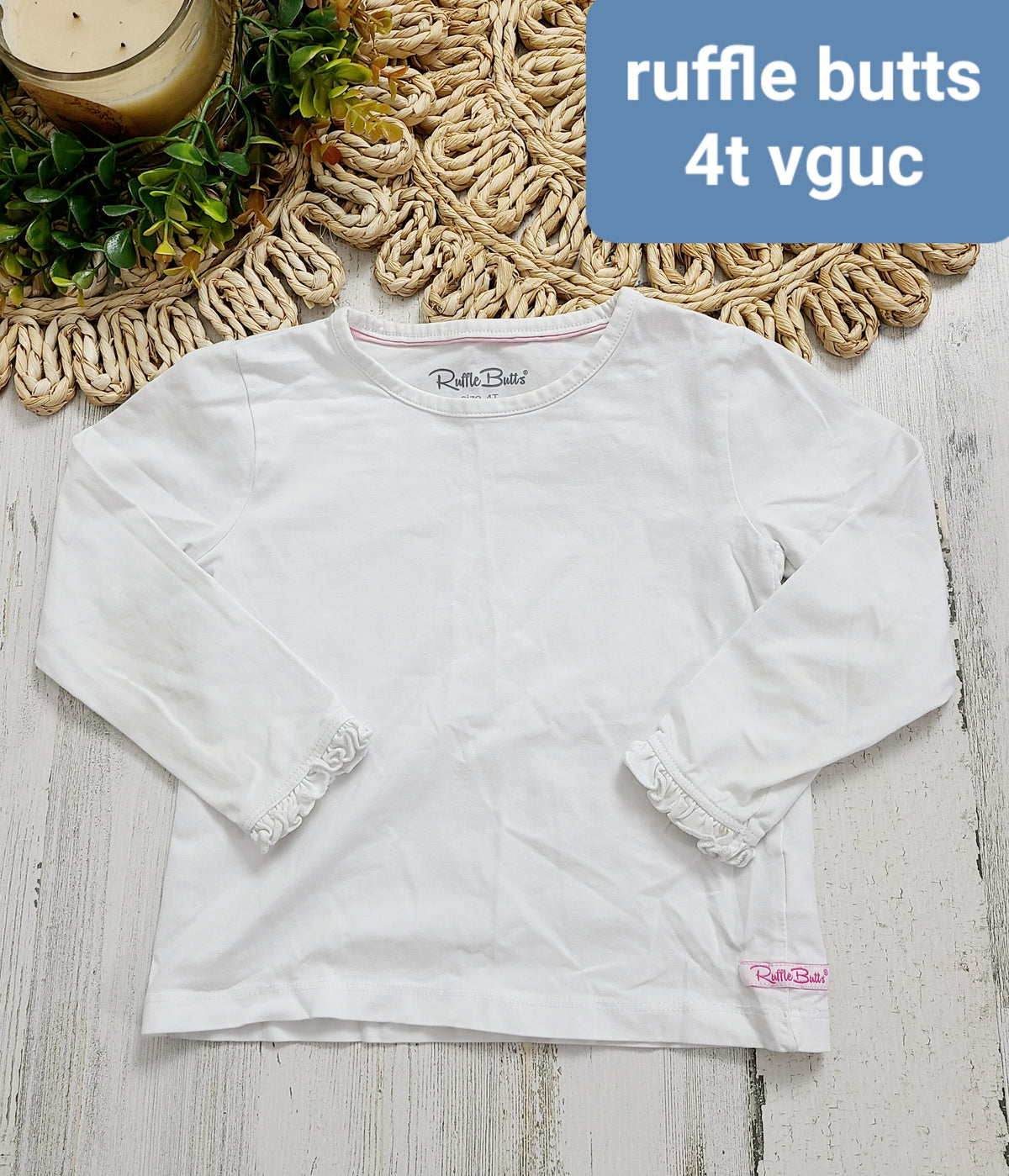 ruffle sleeve white top ruffle butts