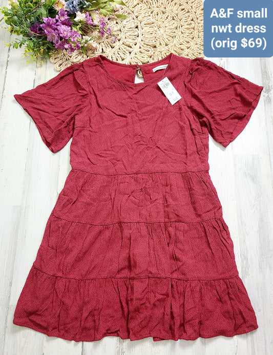 new a&f speckle dress