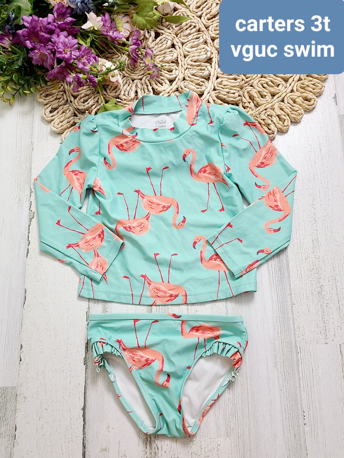 flamingo carters swim long sleeve