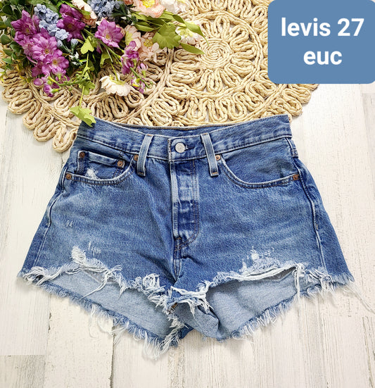 raw hem levis small