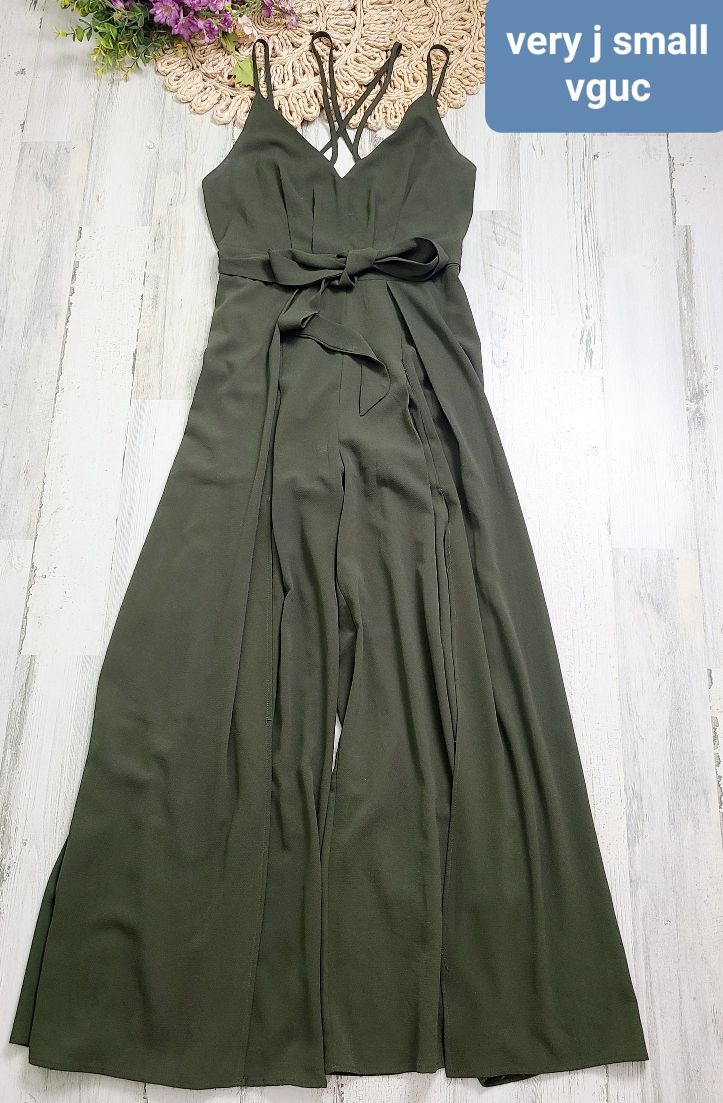very j olive jumpsuit