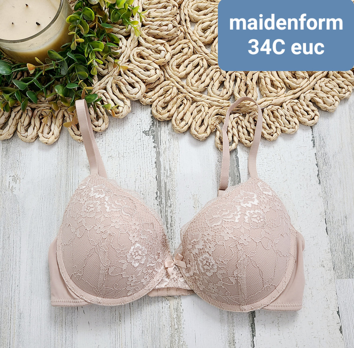 lace pink maidenform