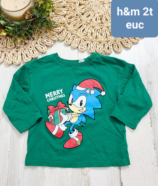 sonic christmas shirt h&m