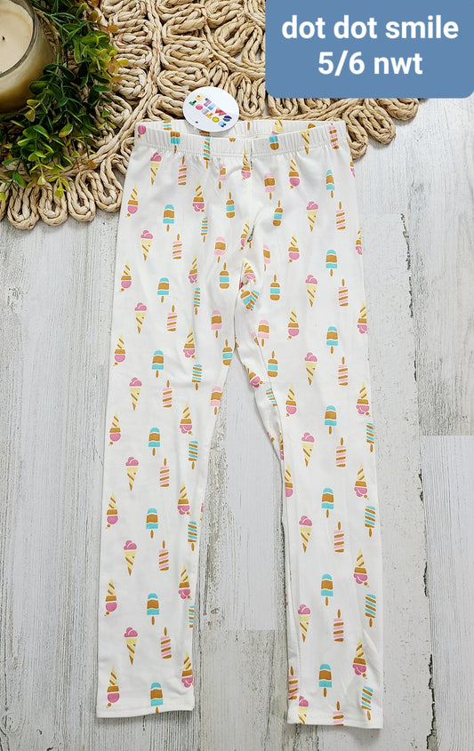 ice cream leggings dotdot smile nwt