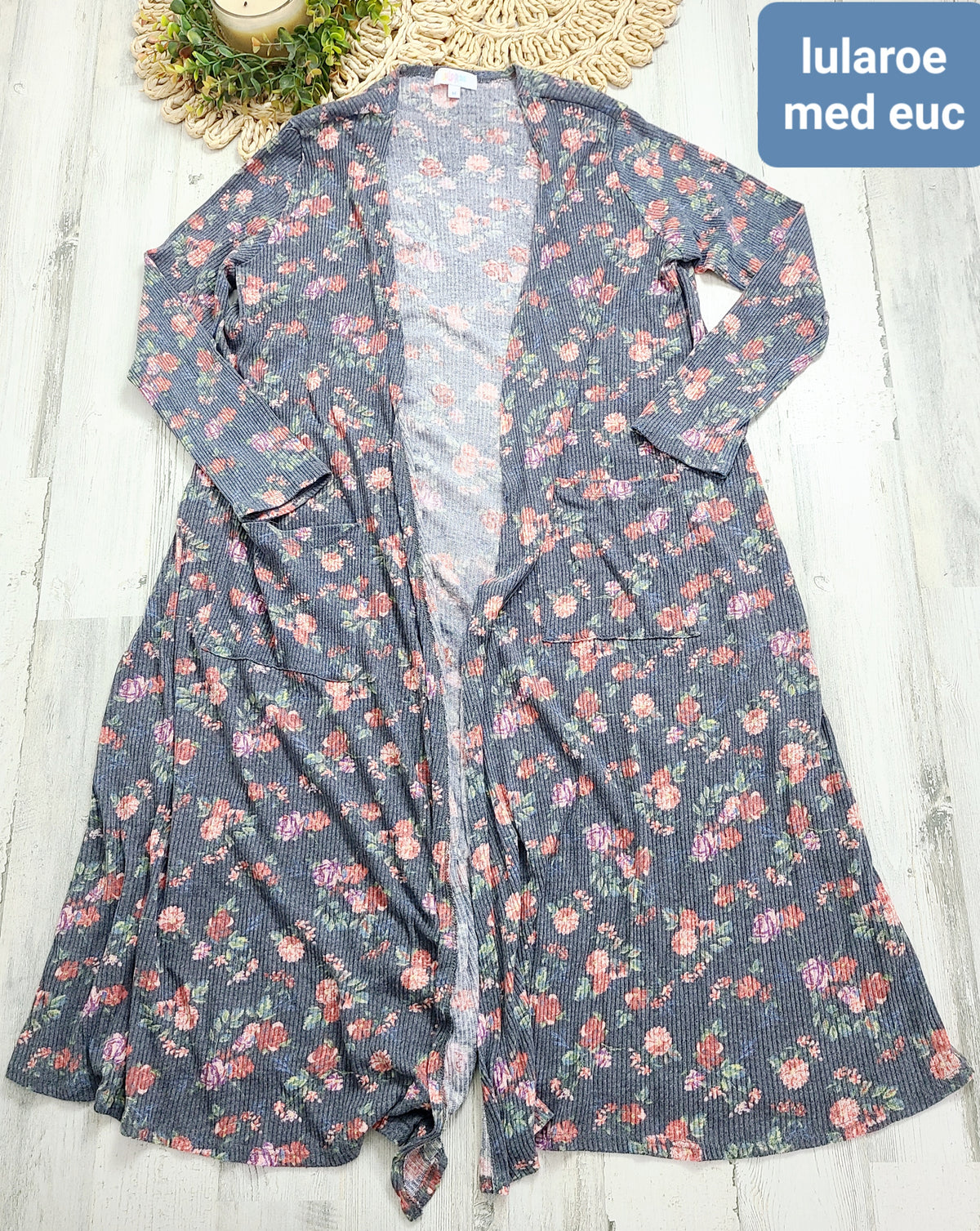 long lularoe cardigan floral