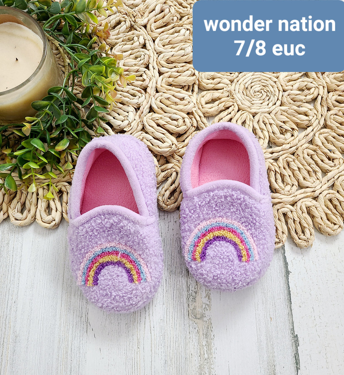 purple rainbow slipper wonder nation