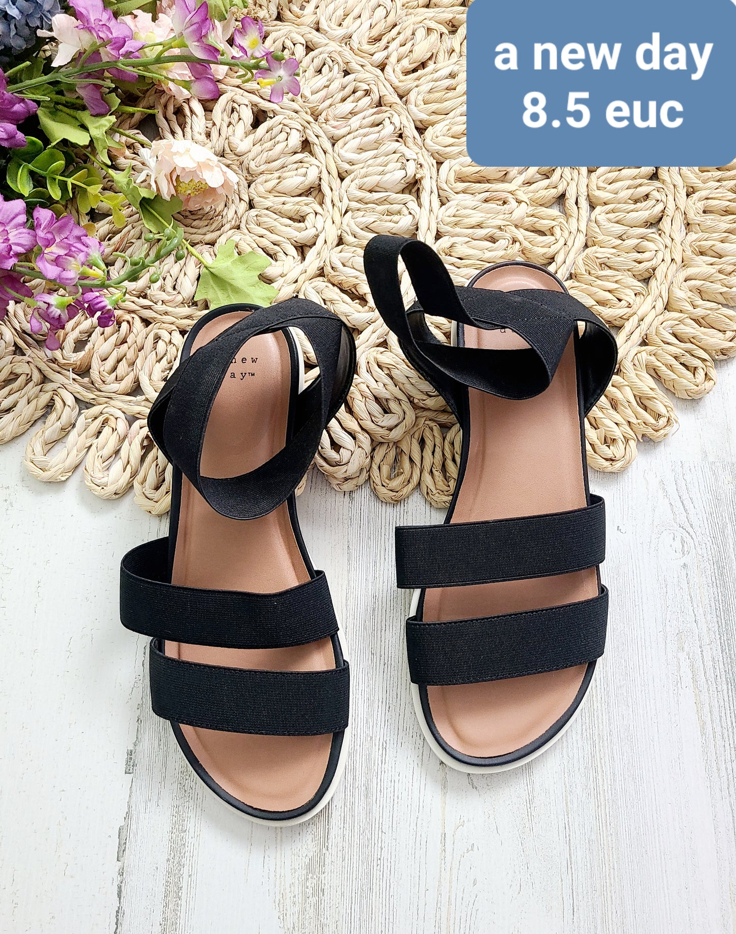 strappy elastic sandals a new day
