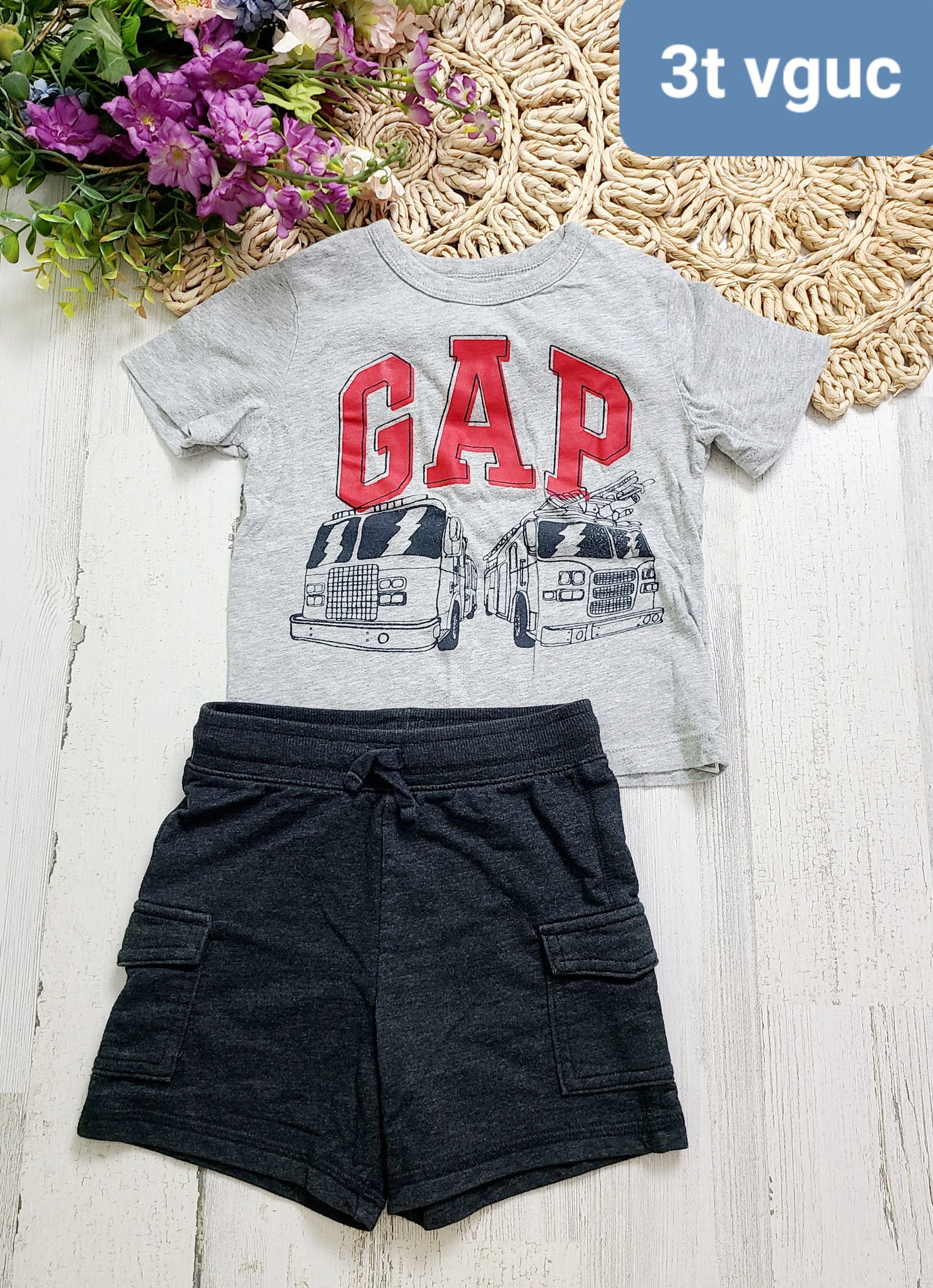 gap firetrucks and shorts