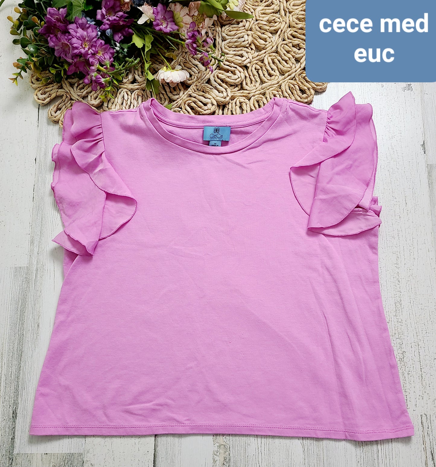 cece ruffle tee multiple colors