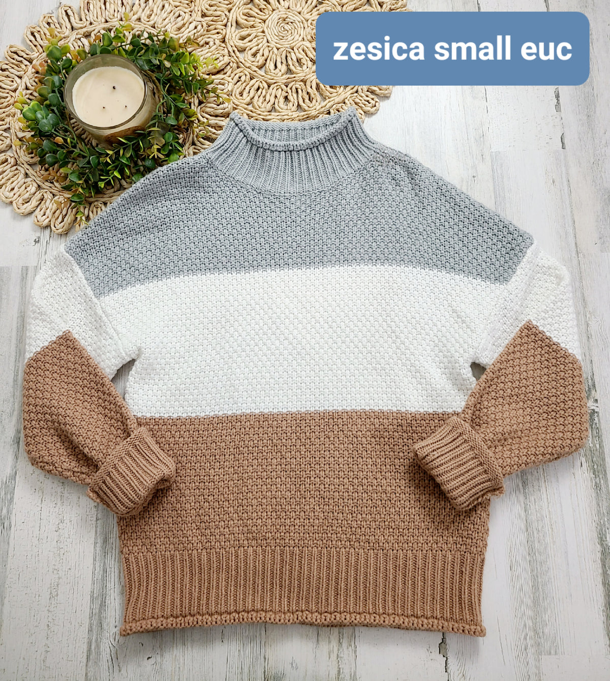 Zesica colorblock sweater