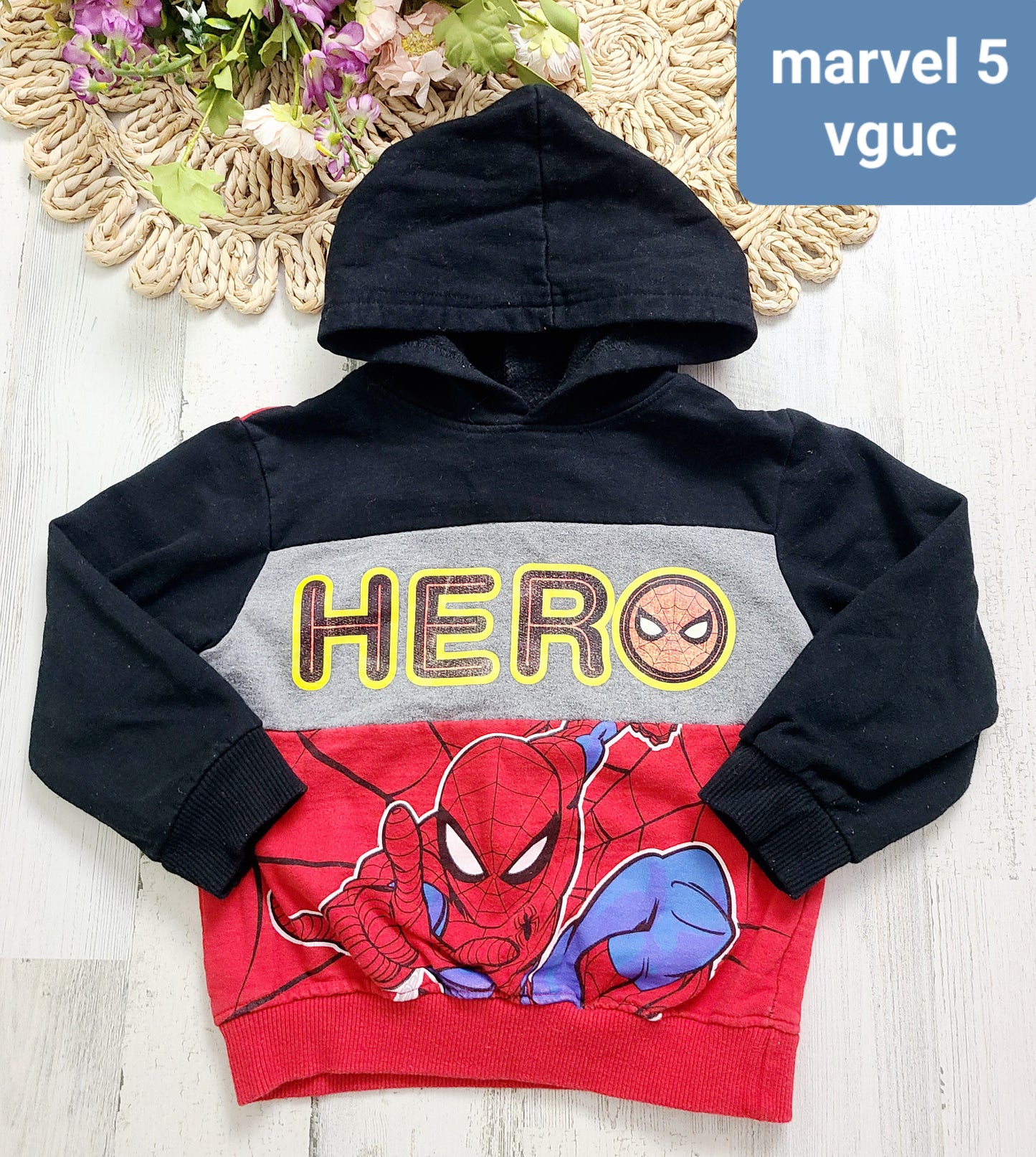 spiderman hero hood