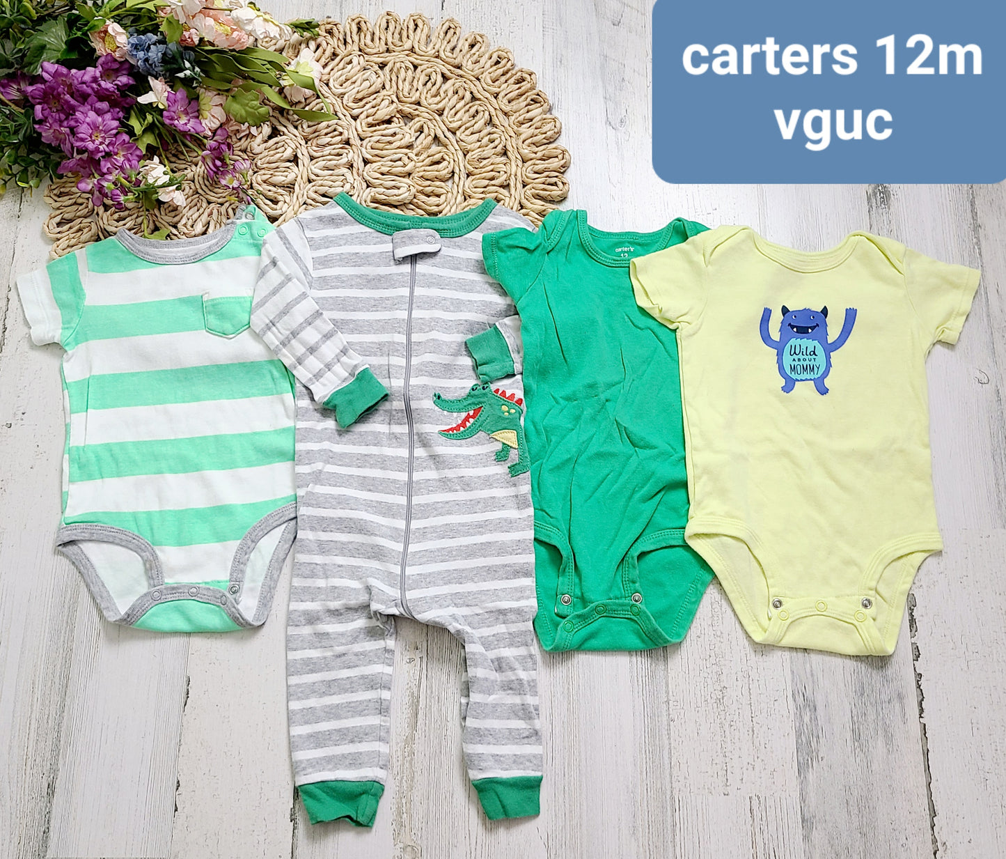green yellow carters bundle 12m