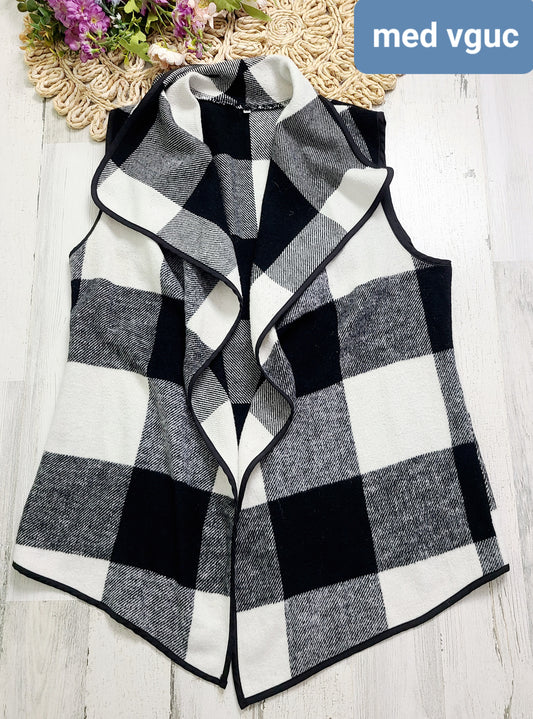 buffalo plaid vest