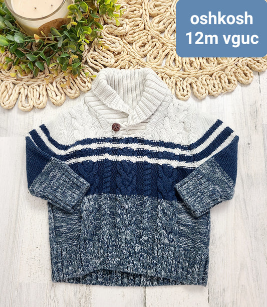navy white boys sweater oshkosh