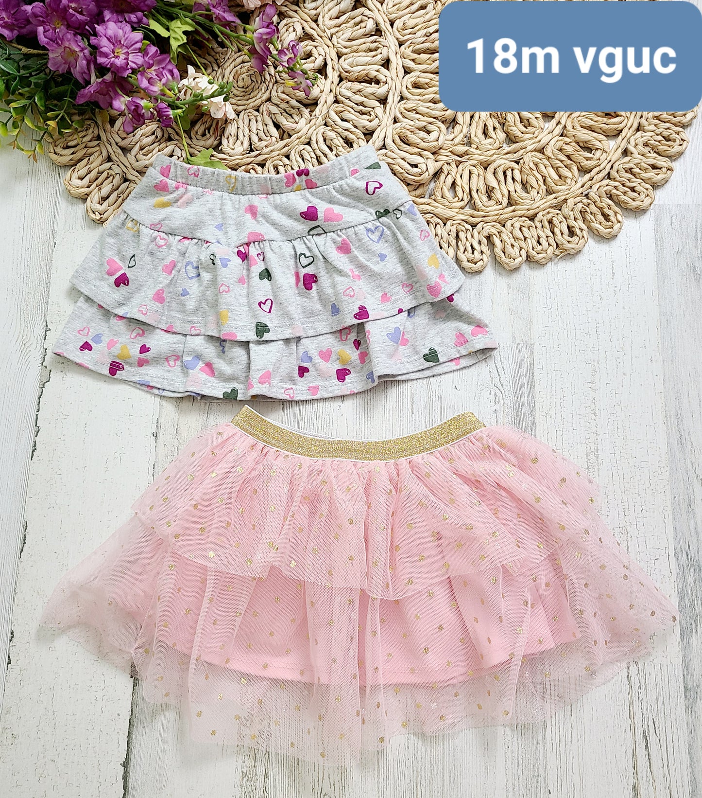 18m two skirts