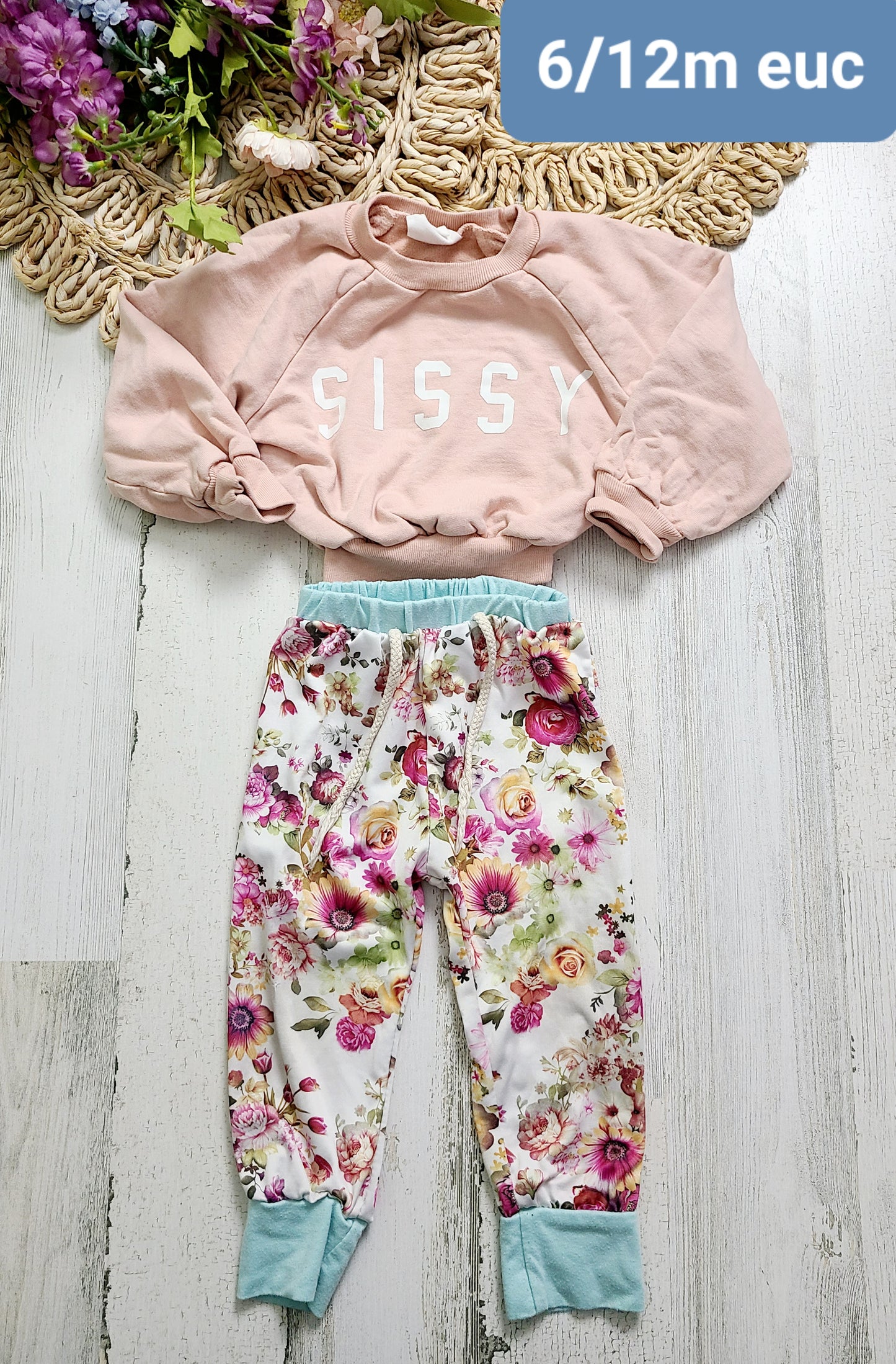sissy floral pants