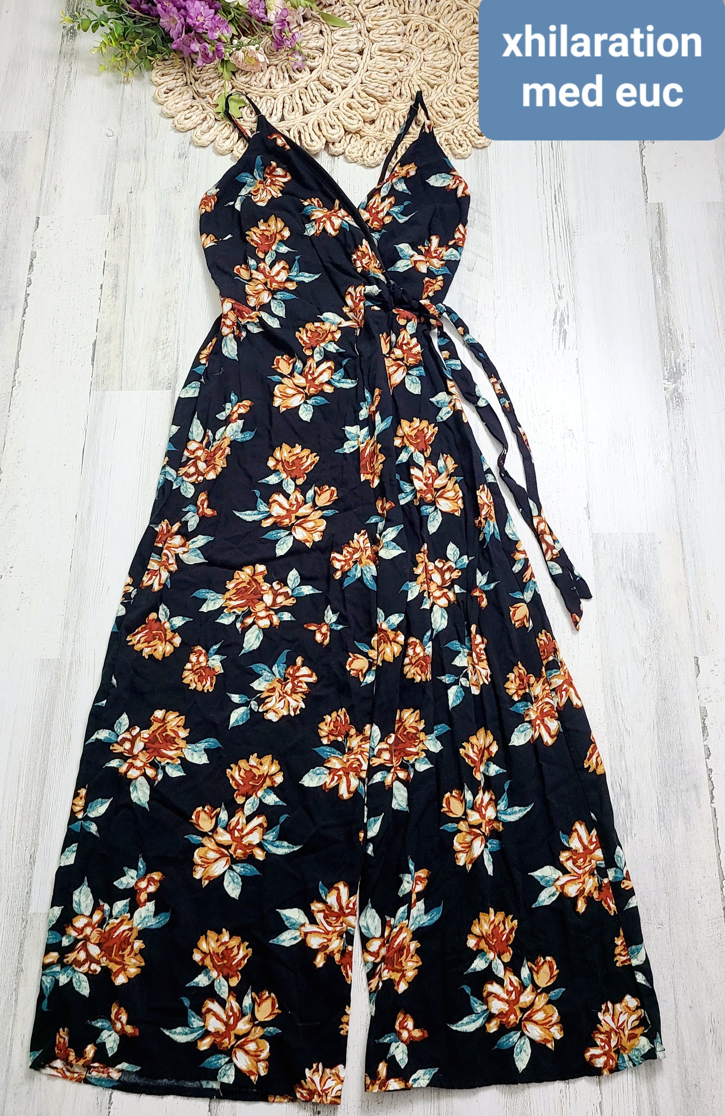 xhilaration jumpsuit tie waist