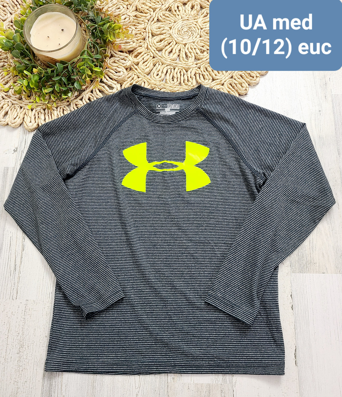 gray with yellow ua logo