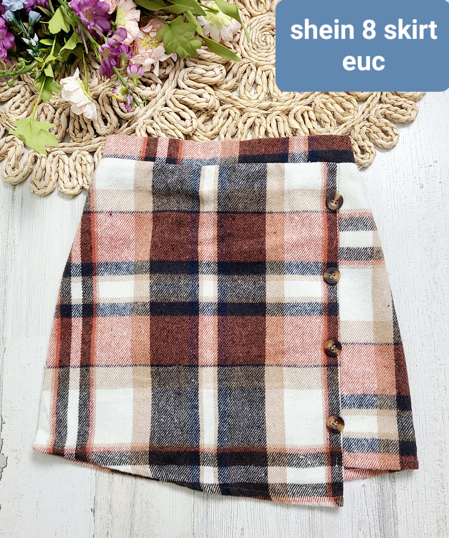 shein plaid 8y