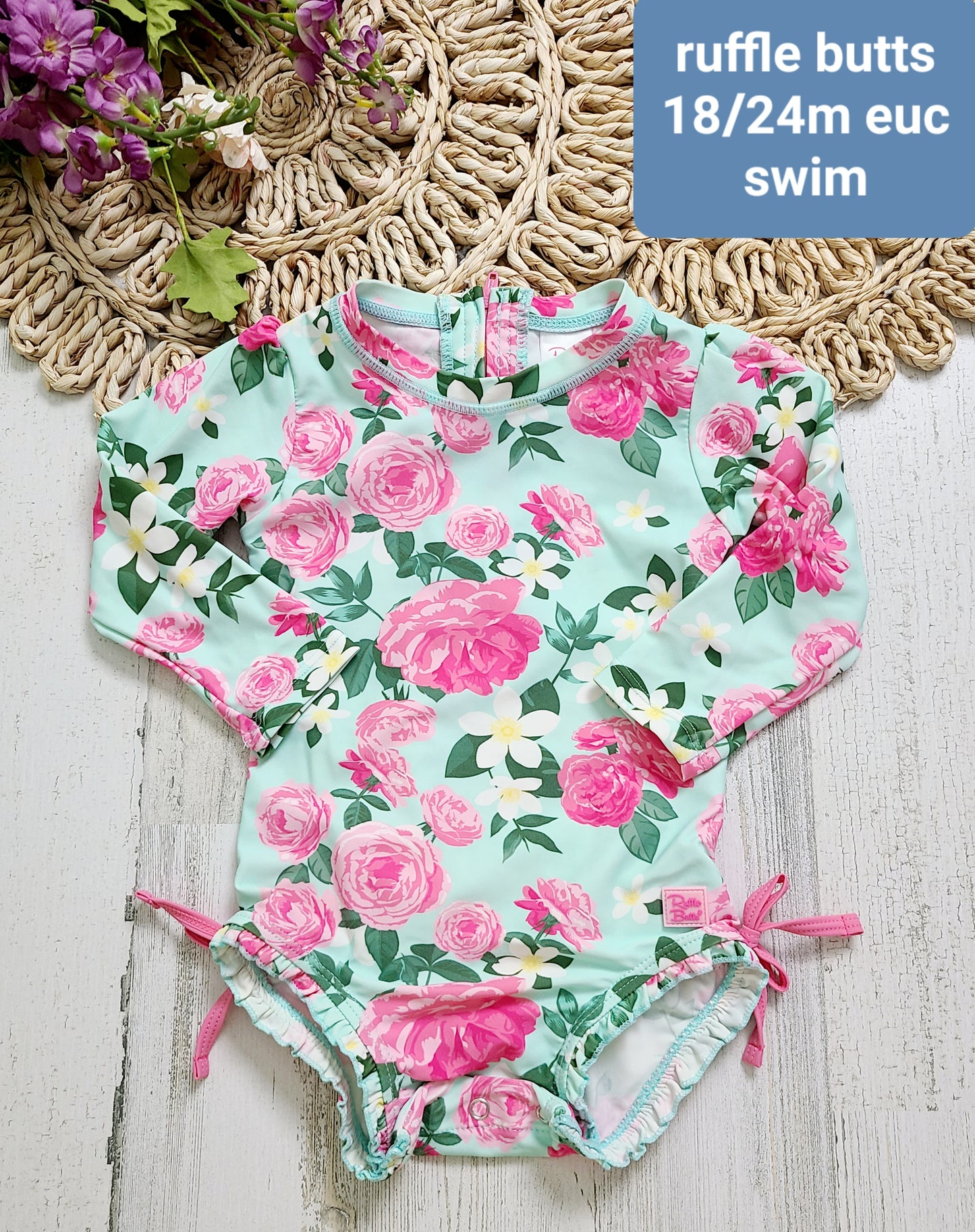 ruffle butts bow hips swim