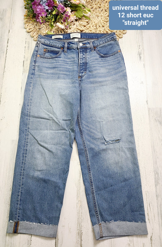 12 short universal thread jeans
