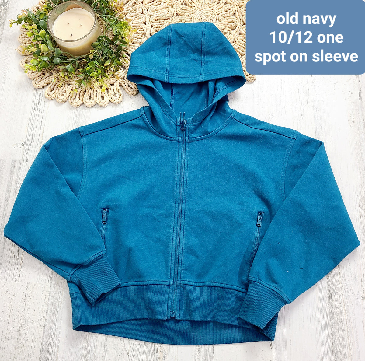 blue full zip jacket old navy
