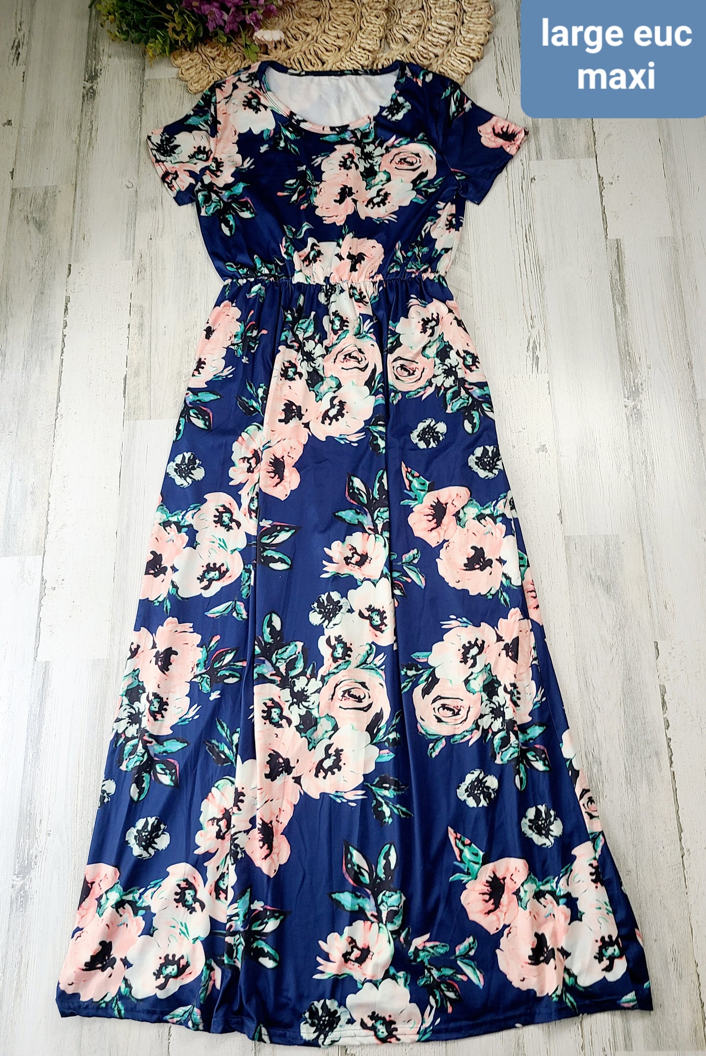 large floral maxi no brand