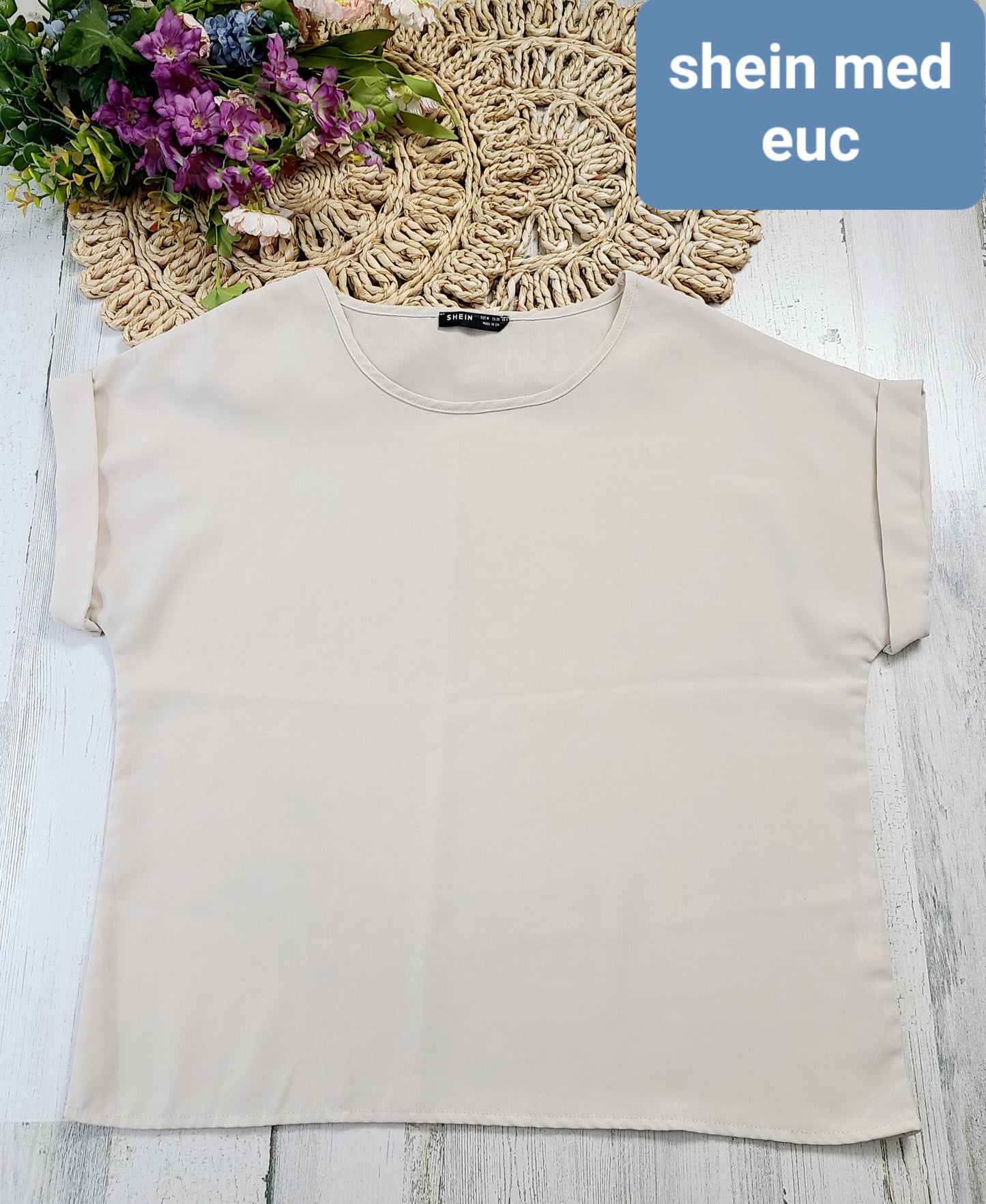 shein neutral top