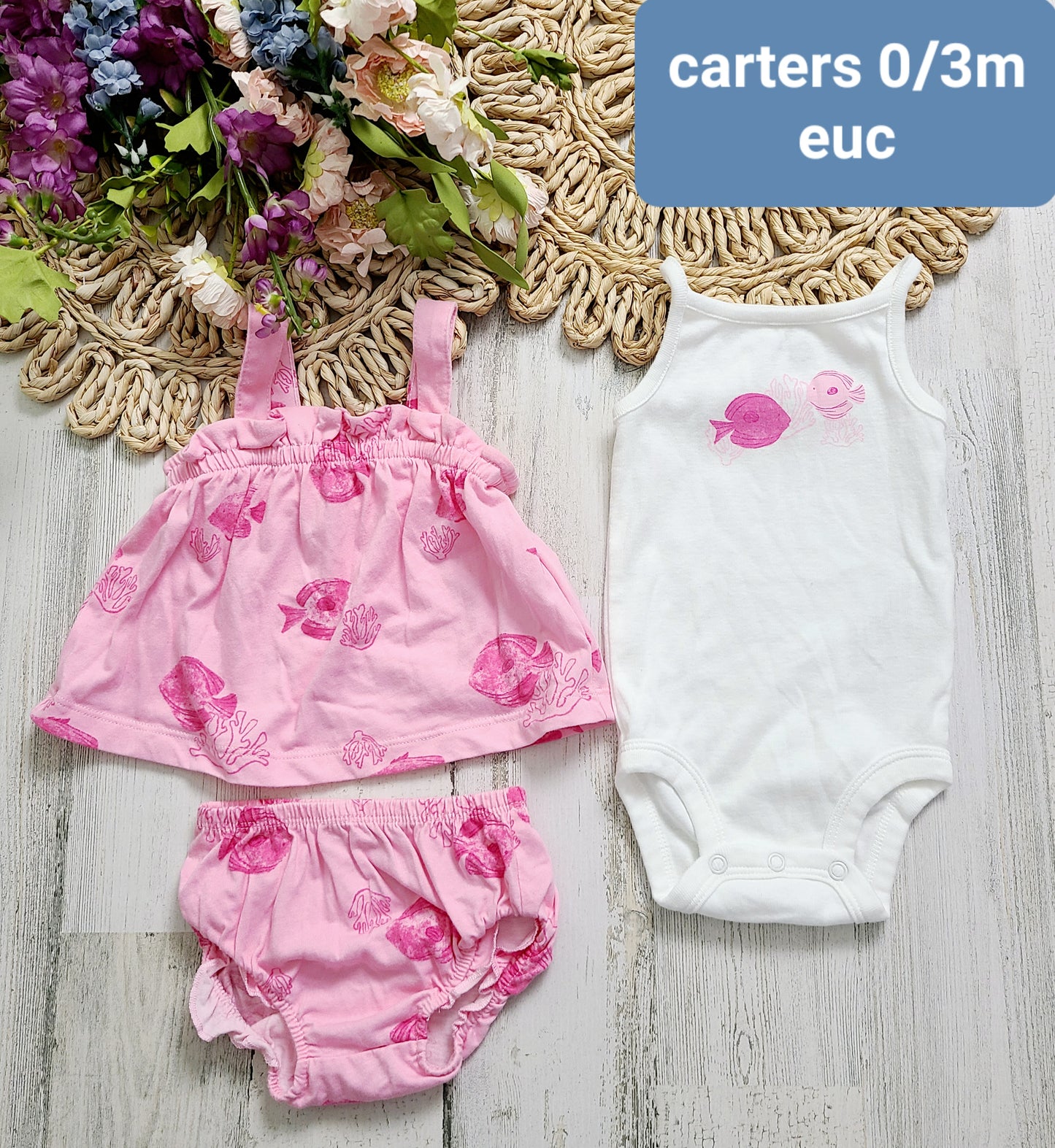 fish mix and match carters baby girl